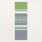 Pattered Accent Stripe Yogamat (Voorkant)