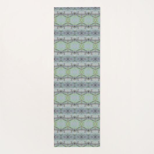 Pattered Accent Stripe Yogamat (Achterkant)