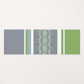 Pattered Accent Stripe Yogamat (Voorkant (horizontaal))