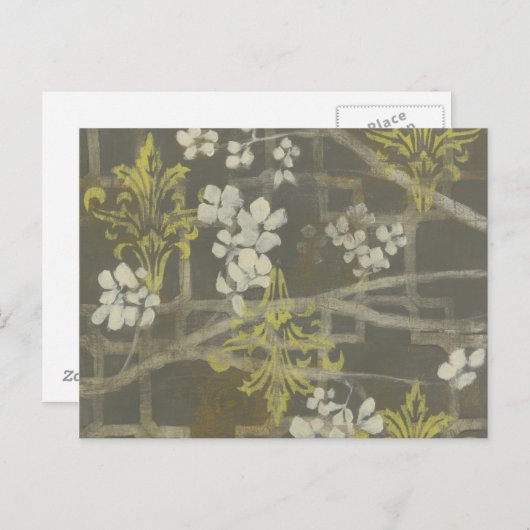 Pattered Blossom Branch I Briefkaart (Voorkant / Achterkant)