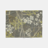 Pattered Blossom Branch I Fleece Deken (Voorkant (Horizontaal))