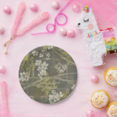 Pattered Blossom Branch I Papieren Bordje (Feest)