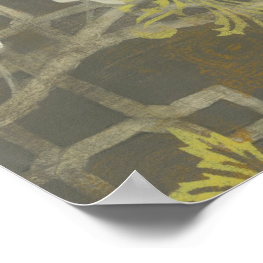 Pattered Blossom Branch I Poster (Hoek)