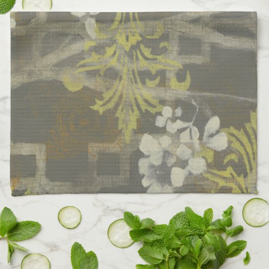 Pattered Blossom Branch I Theedoek (Gevouwen)