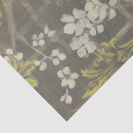 Pattered Blossom Branch I Tissuepapier (Detail)