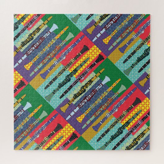 Pattered Clarinets Legpuzzel (Horizontaal)