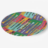 Pattered Clarinets Papieren Bordje (Gekanteld)
