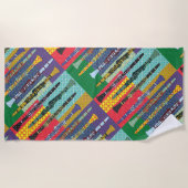 Pattered Clarinets Strandlaken (Voorkant)