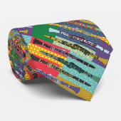 Pattered Clarinets Stropdas (Opgerold)