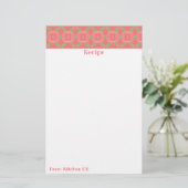 Pattered Design Accent Briefpapier (Staand voorkant)