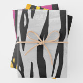 Pattered Face Mask Inpakpapier Vel (In situ)