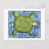 Pattered Turtle Briefkaart (Voorkant)