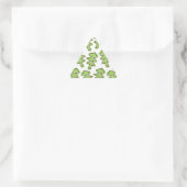 pattereerde boom sticker (Tas)