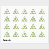 pattereerde boom sticker (Vel)