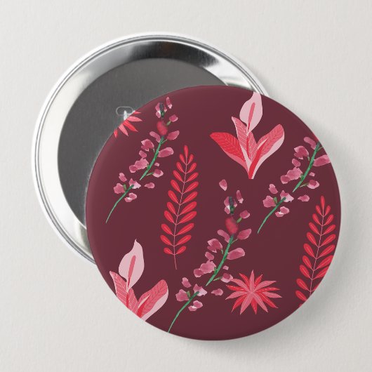 Patterfans Ronde Button 4,0 Cm (Voorkant /achterkant)