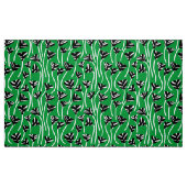 Pattern 210121 - Black, White and Grass Green Stof (Fat Quarter)