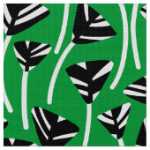 Pattern 210121 - Black, White and Grass Green Stof (Close Up)