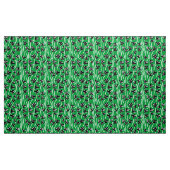 Pattern 210121 - Black, White and Grass Green Stof (Yard (91,4 cm))