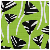 Pattern 210121 - Black, White en Martian Green Stof (Close Up)