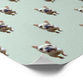 pattern_2_francees_bulldog_2_matte_poster poster (Hoek)