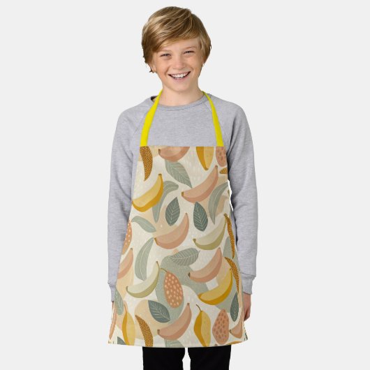 Pattern Abstract Boho Bananas Schort (Gedragen)