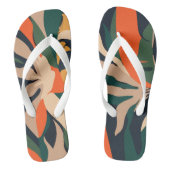 Pattern Abstract Hawaiian Teenslippers (Voetbed)
