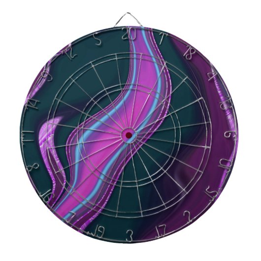 pattern abstract marbled dartbord (Voorkant)