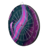 pattern abstract marbled dartbord (Voorkant Rechts)