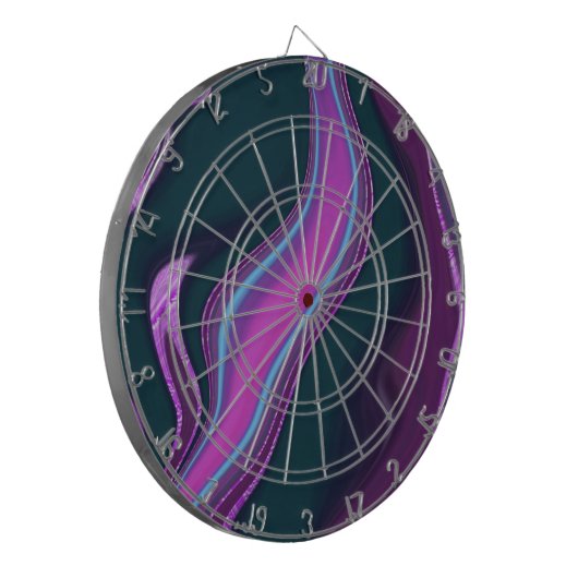 pattern abstract marbled dartbord (Voorkant Links)
