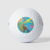 pattern abstract marbled golfballen (Voorkant)