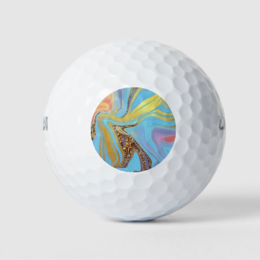 pattern abstract marbled golfballen (Voorkant)