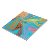 pattern abstract marbled tegeltje (Zijkant)