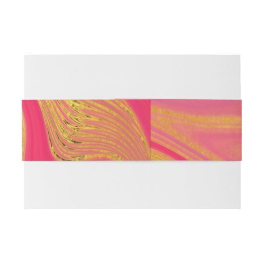 pattern abstract marbled uitnodigingen wikkel (Achterkant Voorbeeld)