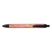 pattern abstract marbled zwarte inkt pen (Achterkant)
