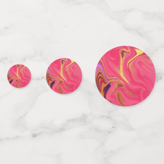 pattern abstract pink confetti (Voorkanten)