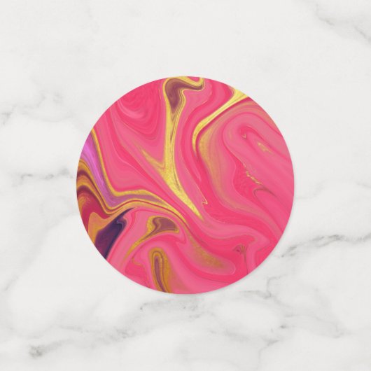 pattern abstract pink confetti (Kleine voorkant)