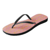 pattern abstract pink teenslippers (Schuin)