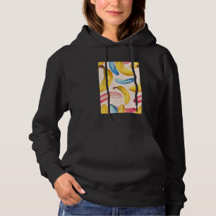 Pattern Art Banana Hoodie