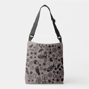 Pattern Art Crossbody Bag Tas
