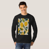  Pattern Art Lemon Fruit Waterverf 3 T-shirt (Voorkant volledig)