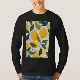  Pattern Art Lemon Fruit Waterverf 3 T-shirt