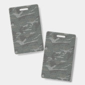 Pattern Artwork Black White Design Geometric Art Badge (Voor- en achterkant)