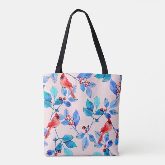 pattern background abstract red kaleidoscope desig tote bag (Achterkant)