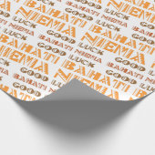 Pattern Bahati Niema, Good Luck in Swahili Cadeaupapier (Hoek)