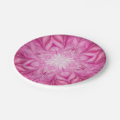 Pattern Batik Pink Papieren Bordje (Gekanteld)