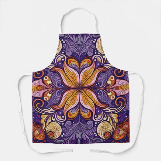 Pattern Batik Ungu Schort (Voorkant)