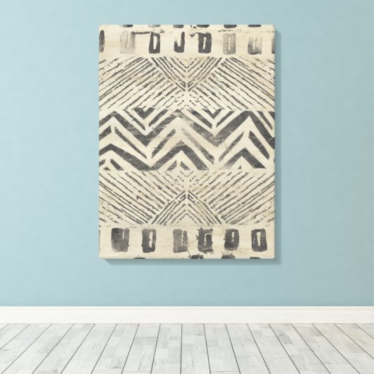 Pattern Bazaar - Geometrische vormen Canvas Afdruk (Insitu (Houten vloer))