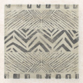 Pattern Bazaar - Geometrische vormen Glazen Onderzetter (Voorkant)