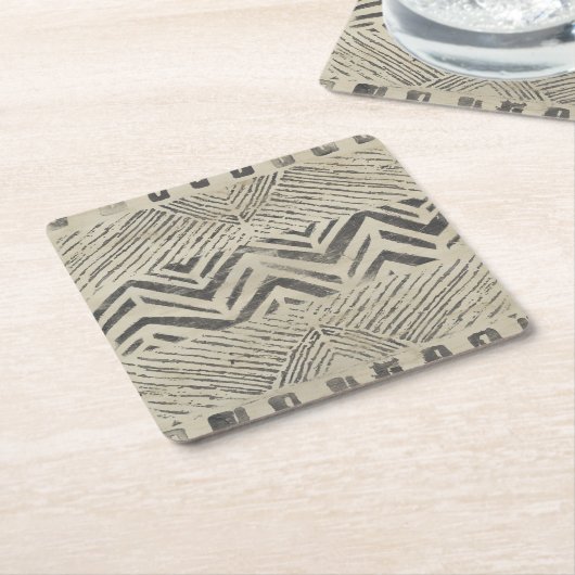 Pattern Bazaar - Geometrische vormen Kartonnen Onderzetters (Schuin)