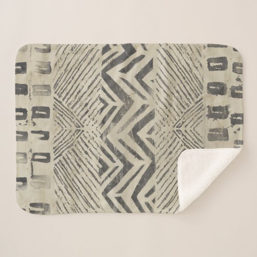 Pattern Bazaar - Geometrische vormen Sherpa Deken (Voorkant (horizontaal))